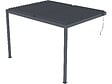 HABITAT ET JARDIN - Pergola bioclimatique adossée avec led "Windsor" - 3 x 4 m - Anthracite - vignette