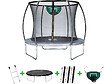 HABITAT ET JARDIN - Trampoline prestige "jumper" 2,44 m et panier basket - vignette