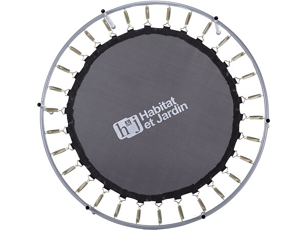 HABITAT ET JARDIN - Mini trampoline "Mini Yoopi" - 1.40 m - Vert - large