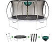 HABITAT ET JARDIN - Trampoline avec filet intérieur "jumper" - Ø 4,25 m - Gris - vignette