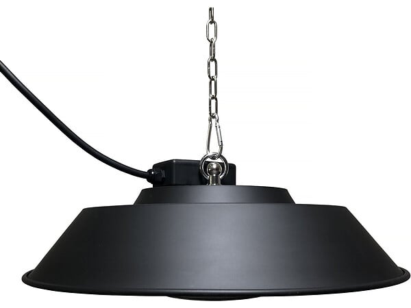 HABITAT ET JARDIN - Chauffage électrique suspendu - 1500W - Noir - large