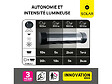HABITAT ET JARDIN - Applique solaire et rechargeable Booster " Loma "  150 à 900 Lumen - Noir - vignette
