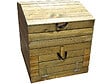HABITAT ET JARDIN - Composteur en bois 500L "Douglas" 80 x 80 x 85 cm - vignette