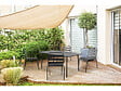 HABITAT ET JARDIN - Table jardin en métal "Bilbao" - 150 x 90 x 71 cm - Gris - vignette