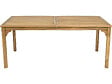 HABITAT ET JARDIN - Table de jardin extensible en bois 180/240 cm "Valladolid" – 6 à 10 places - Marron - vignette