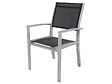 HABITAT ET JARDIN - Fauteuil jardin Alu/Textilène "Tropic" - Phoenix - Noir - Lot de 2 - vignette
