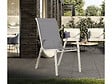 HABITAT ET JARDIN - Fauteuil jardin Textilène "Cordoba" - Phoenix - Gris clair - Lot de 4 - vignette