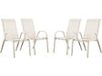 HABITAT ET JARDIN - Fauteuil jardin Textilène "Cordoba" - Phoenix - Écru - Lot de 4 - vignette