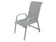 HABITAT ET JARDIN - Fauteuil jardin Alu/Textilène "Porto" - Phoenix - Gris clair - Lot de 2 - vignette