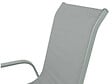 HABITAT ET JARDIN - Fauteuil jardin Alu/Textilène "Porto" - Phoenix - Gris clair - Lot de 2 - vignette