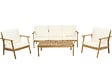 HABITAT ET JARDIN - Salon de jardin en bois d'acacia avec coussins "Chilwell" - 5 places - Beige - vignette
