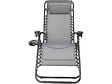 HABITAT ET JARDIN - Fauteuil de jardin relax zéro gravité "Sintra" - Gris - vignette