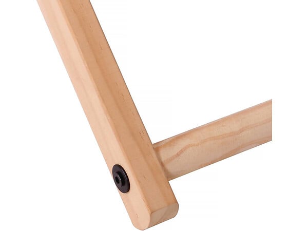 HABITAT ET JARDIN - Lot de 2 transats en bois "Chilienne" - 107 x 56.5 x 81 cm - Ecru - large