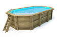 HABITAT ET JARDIN - Piscine bois " Florida 130 " - 6.57 x 4.57 x 1.31 m +  Bâche à bulles 180 µ + Bâche hiver 280 gr/m² - vignette