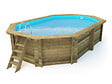 HABITAT ET JARDIN - Piscine bois " Miami 120  " - 4.86 x 3.36 x 1.20 m - vignette