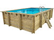 HABITAT ET JARDIN - Piscine bois rectangle " Panama "- 6.20 x 4.10 x 1.45 m - vignette