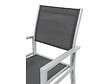 HABITAT ET JARDIN - Fauteuil jardin Alu/Textilène "Tropic" - Phoenix - Gris foncé - Lot de 2 - vignette
