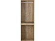 HABITAT ET JARDIN - Armoire avec penderie et porte-pantalons "Opéra" - 60 x 45 x 180 cm - Beige - vignette