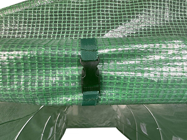 HABITAT ET JARDIN - Bâche pour serre tunnel de jardin "Lys" - 24 m² - 130g - Vert - large