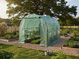 HABITAT ET JARDIN - Bâche pour serre tunnel de jardin "Lys" - 6 m² - 130g - Vert - vignette