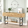HABITAT ET JARDIN - Console en bois "ML23" - 138 x 43 x 75 cm - Beige - vignette