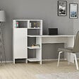 HABITAT ET JARDIN - Bureau en bois "Bugra" - 135 x 60 x 111 cm - Blanc - vignette