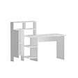 HABITAT ET JARDIN - Bureau en bois "Bugra" - 135 x 60 x 111 cm - Blanc - vignette
