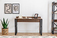 HABITAT ET JARDIN - Bureau en bois "Rana" - 120 x 75 x 60 cm - Noyer, Noir - vignette