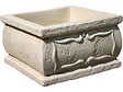 HABITAT ET JARDIN - Jardinière "Verone" - en pierre -  50 x 50 x 30 cm - vignette