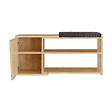 HABITAT ET JARDIN - Meuble à chaussures en bois "Fiona" - 104 x 37 x 47 cm - Beige - vignette