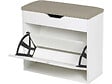 HABITAT ET JARDIN - Meuble à chaussures "Wade" - 60 x 23.8 x 68 cm - Blanc - vignette