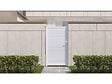 HABITAT ET JARDIN - Portillon aluminium "Eric" - 101.2 x 180.9 cm - Blanc - vignette