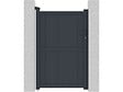 HABITAT ET JARDIN - Portillon aluminium "Maurice" - 101.2 x 155.9 cm - Gris - vignette