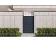 HABITAT ET JARDIN - Portillon aluminium "Maurice" - 101.2 x 155.9 cm - Gris - vignette