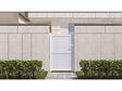 HABITAT ET JARDIN - Portillon aluminium "Lola" - 101.2 x 155.9 cm - Blanc - vignette