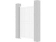 HABITAT ET JARDIN - Portillon aluminium "Lola" - 101.2 x 155.9 cm - Blanc - vignette