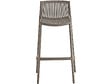 HABITAT ET JARDIN - Table et chaises hautes de jardin bistrot empilables "Néora" - 2 places - Taupe - vignette