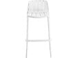 HABITAT ET JARDIN - Table et chaises hautes de bistrot empilables "Vaena" - 2 places - Blanc - vignette