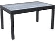 HABITAT ET JARDIN - Table extensible et chaises de jardin en aluminium "Lagos" - 140/280 x 90 x 76 cm - 8 places - Gris clair - vignette