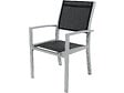 HABITAT ET JARDIN - Table extensible et chaises de jardin en aluminium "Lagos" - 200/320 x 105 x 76 cm - 10 chaises - Noir - vignette