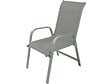HABITAT ET JARDIN - Table et chaises de jardin en textilène "cordoba + Porto" 6 personnes gris clair - vignette