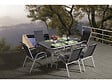 HABITAT ET JARDIN - Table et chaises de jardin en textilène "Cordoba" - Phoenix - 6 places - Gris foncé - vignette