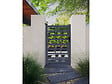 HABITAT ET JARDIN - Portillon aluminium ajouré "Marius" - 100 x 180 cm - Gris - vignette