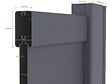 HABITAT ET JARDIN - Portillon en aluminium  "Bastien" - 100 x 176 cm - Anthracite - vignette