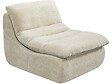 HABITAT ET JARDIN - Chauffeuse en tissu texturé "Candela" - 81 x 96 x 75 cm - Beige - vignette