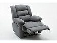 HABITAT ET JARDIN - Fauteuil relax "Buckingham" - 85 x 93 x 100 cm - Gris clair - vignette