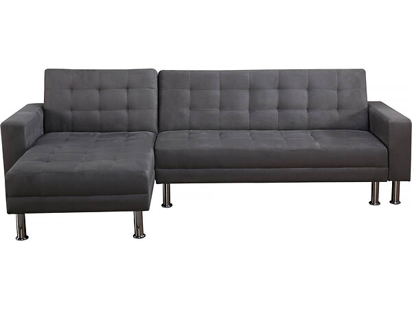 HABITAT ET JARDIN - Canapé d'angle convertible et réversible "Theo"- 4 places - Gris - large