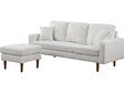 HABITAT ET JARDIN - Canapé d'angle réversible en tissu "Gabby" - 3 places - Blanc - vignette