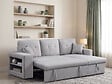 HABITAT ET JARDIN - Canapé d'angle convertible/réversible "Axel" - 3 places - Gris clair - vignette