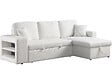 HABITAT ET JARDIN - Canapé d'angle bouclettes convertible/reversible "Axel" - 3 Places - Blanc - vignette